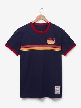 Boxlunch Sanrio Hello Kitty and Friends Kawaii Mart Ringer T-Shirt Unisex L NWT